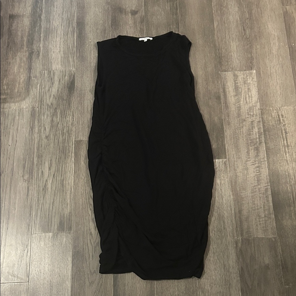 Elegant Black Sleeveless Midi Dress